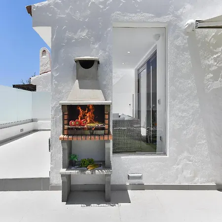 빌라 Playa Del Ingles Vista Luxury Retreat In Gran Canaria Private Heated Pool Garden Terrace Bbq Rooftop Solarium With Sea Views Prime, *